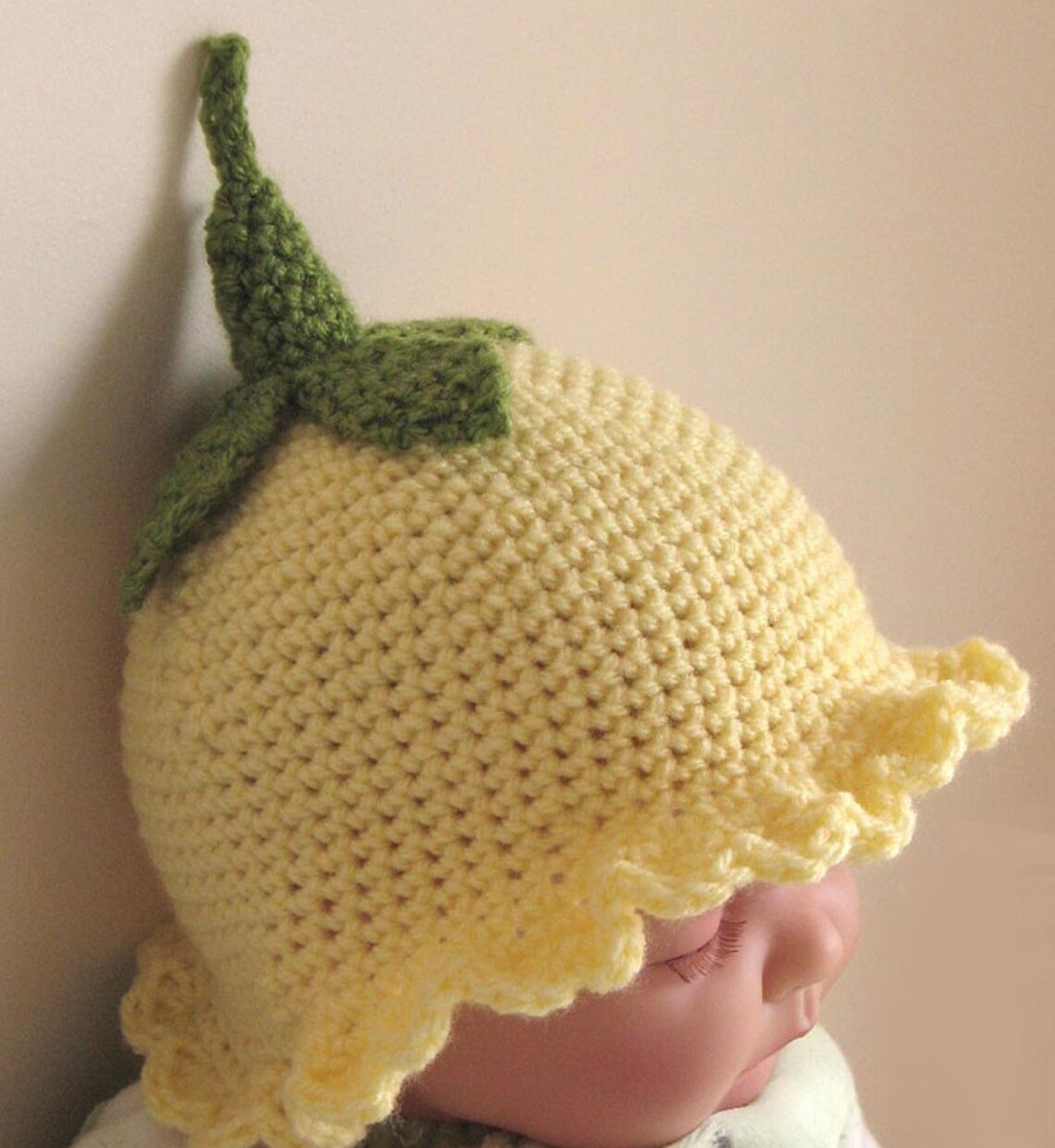 Crochet Pattern for Flower Fairy Primrose Hat in 4 Sizes Etsy