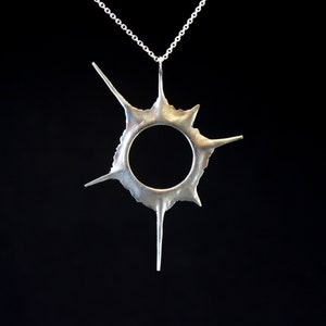 Solar eclipse 2024,solar eclipse jewelry, solar eclipse pendant, the original, April 2024, sterling silver, handmade, the original idea,, image 3