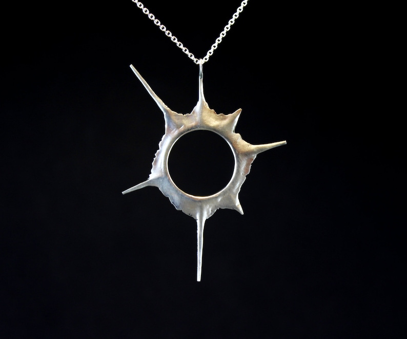 Solar eclipse 2024,solar eclipse jewelry, solar eclipse pendant, the original, April 2024, sterling silver, handmade, the original idea,, image 3