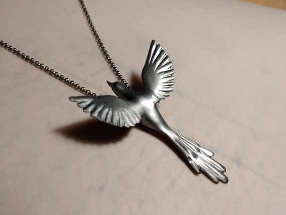 Glass Bottle Necklace Phoenix Bronze Necklace HP Phoenix Bird Small Bottle Glass Bottle Necklace Phoenix Bronze Necklace HP Phoenix Bird Small Bottle