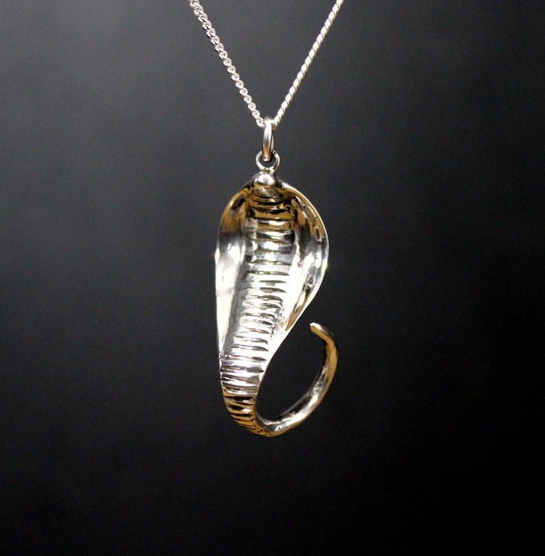 Cobra Snake Necklace Snake Jewelry Cobra Snake Pendant Etsy