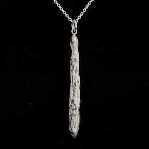 Oumuamua interstellar object pendant, asteroid jewelry sci fi jewelry, asteroid pendant, sterling silver