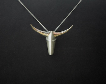 taurus jewelry handmade greek symbol crete minoan art, zodiac necklace sterling silver unique,MOTHERS DAY