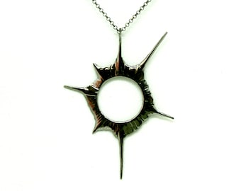 Solar eclipse 2024,solar eclipse jewelry, solar eclipse pendant, the original, October2023, sterling silver, handmade, the original idea,,