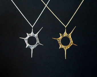 solar eclipse jewelry, solar eclipse pendant, the original, October2023, sterling silver, handmade, the original idea,,halloween 23