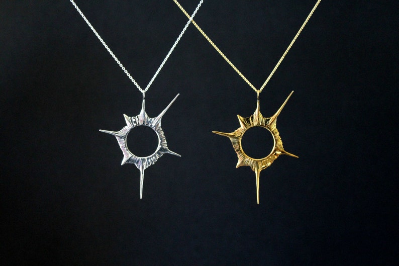 Solar eclipse 2024,solar eclipse jewelry, solar eclipse pendant, the original, April 2024, sterling silver, handmade, the original idea,, image 1