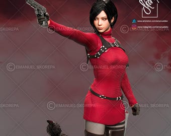 Stealth Mission Specialist Collectible – Tactical Horror Game Inspired | Resin Figures