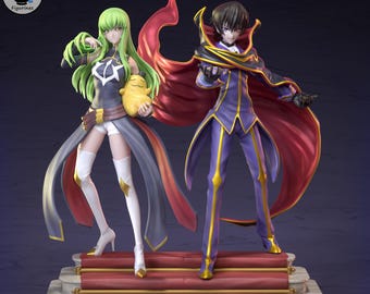The Masked Sovereign and The Green-Eyed Enigma  | Resin Figure | 1/10 Scale