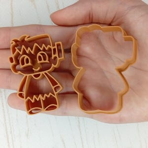Frankenstein cookie cutter, Halloween cookie cutter, Spooky cookie cutter, Halloween Monster cookie cutter