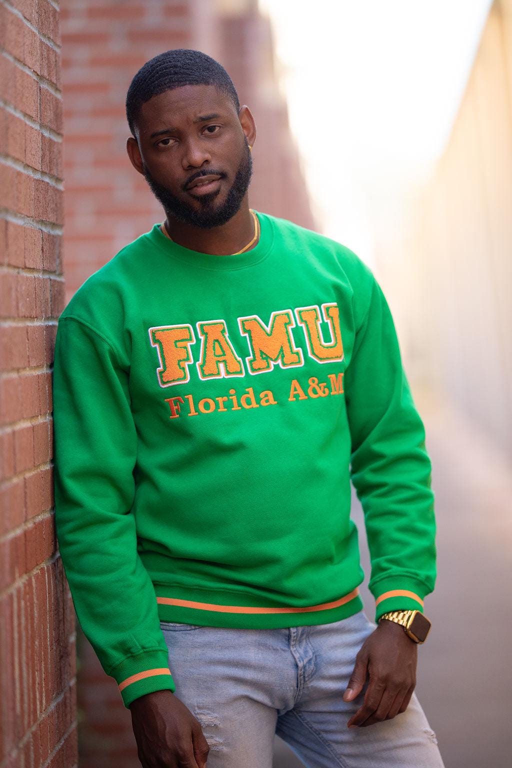 Florida A & M "FAMU" Varsity Sweatshirt (Unisex)