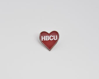 Alabama A&M Heart Lapel Pin