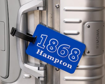 1868 Hampton Luggage Tag