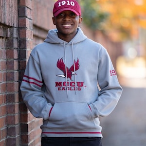 North Carolina Central University Mascot Hoodie (Unisex)