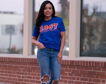 1867 Morgan State Blue Tee Shirt (Unisex)