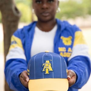 North Carolina A&T Striped Cap