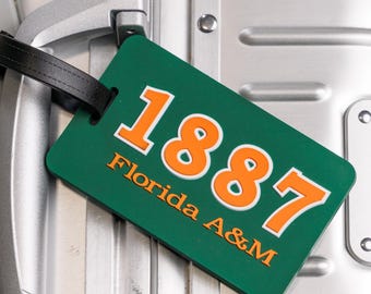 Etiqueta de equipaje de la Universidad Florida A&M de 1887