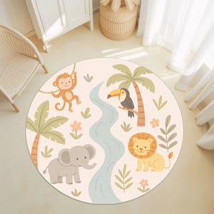 Dschungel Teppich, Dschungel Teppich, Safari Teppich, Baby Teppich, Kinderteppich, Kinderteppich, Kinderteppich, Kinderteppich, Kinderteppich