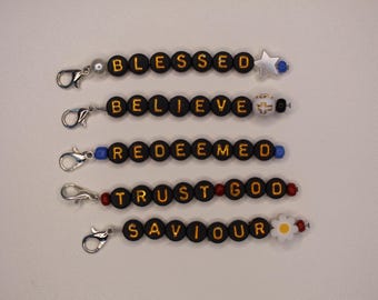 Christian Keyring Set | Set of 5