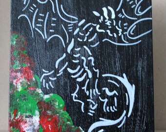 Dragon Canvas Painting Wall Decor