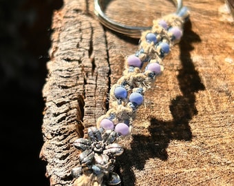 Beaded keychain