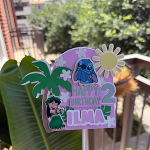 Lilo and Stitch Cake Topper 3-D
