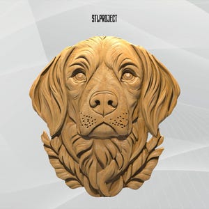 Conception en relief Beagle 3D STL - Idéal pour les projets CNC, de routeur et d'impression 3D, comprend une carte de hauteur | Téléchargement numérique | Races de chiens