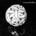 Dragonfly Beads, Antique Silver 14mm Round Metal Dragonflies Beads, 2mm Hole, Lead Free, Nickel Free, Bulk Beads, Lot Size 6 to 20, #2000