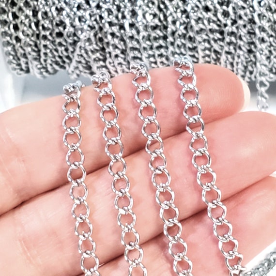 Stainless Steel Chain Extender Twist Chain Jewelry Making Etsy