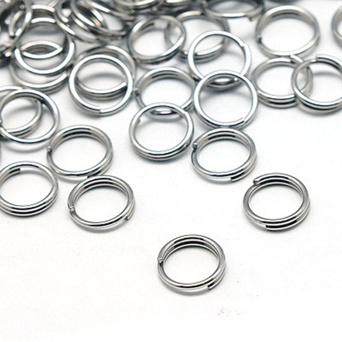 Split Rings Stainless Steel Bulk Jewelry Making Supplies Etsy