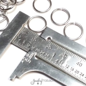 Heavy Duty Jump Rings, 100 Pieces, 12mm diameter, 16 gauge, 1.2mm, Stainless Steel Jump Rings, Closed Unsoldered bild 4