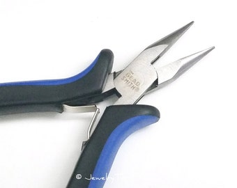 Chain Nose Pliers, Jewelry Making Tools, Ergonomic Grip Handles, Box Joint, Return Leaf Spring, Beadsmith Brand, #1162 53