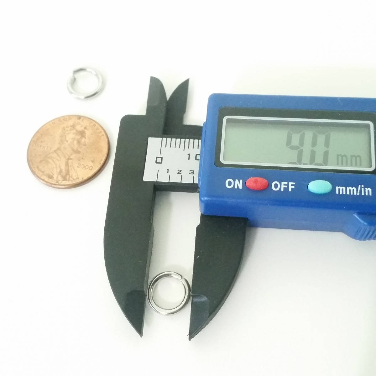 Extra Heavy Duty Jump Rings, 100 Pieces, 8mm, 9mm or 10mm Diameter, 15 ...