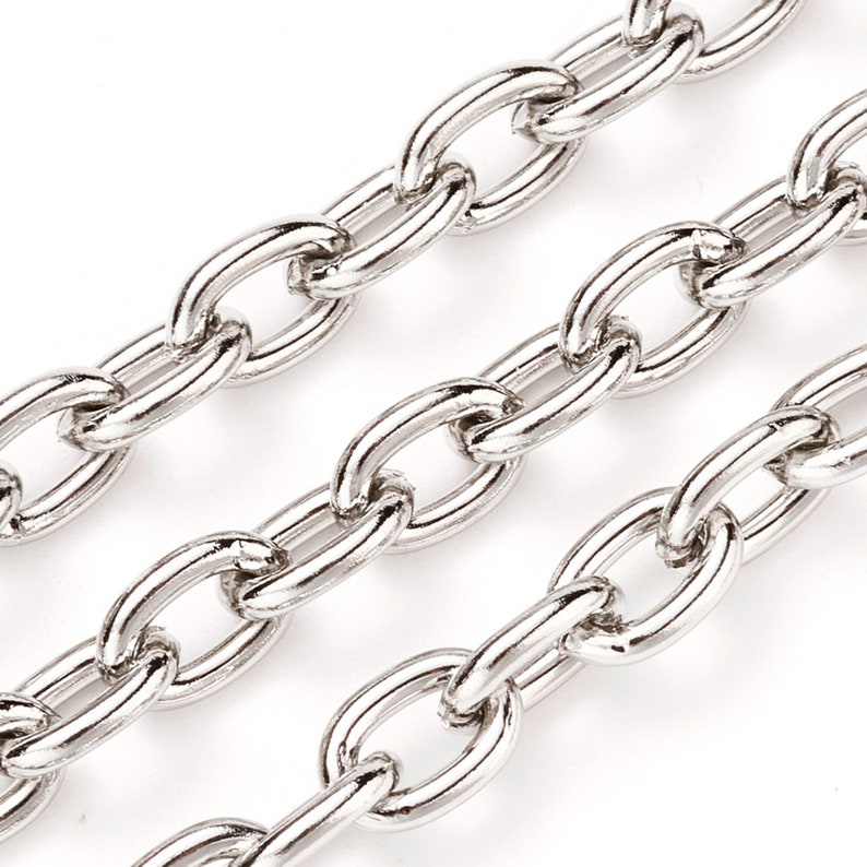 Thick Stainless Steel Jewelry Making Chain Bracelet Chain Etsy