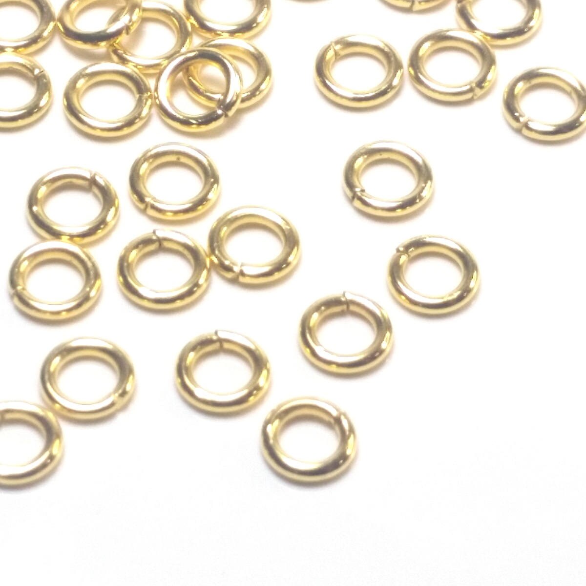 Gold Stainless Steel Jump Rings 3mm - Open 26 Gauge - 300 Rings - J156