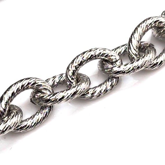 Thick Textured Stainless Steel Chain 11x8.3x2mm Jewelry Etsy