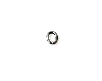 Oval Jump Rings, 200 Pieces, 4x6x1.0mm, 18 gauge, Closed Unsoldered, Stainless Steel Jewelry Making Findings, #1460