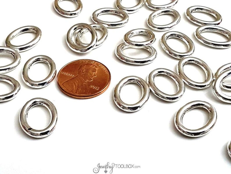 16mm Oval Links Oval Rings Jewelry Connector 16x12x3mm Oval Etsy