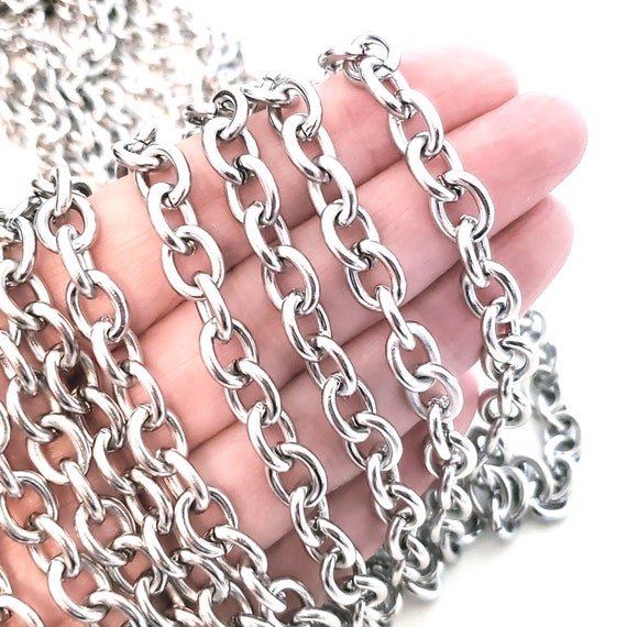 Thick stainless hotsell steel chain