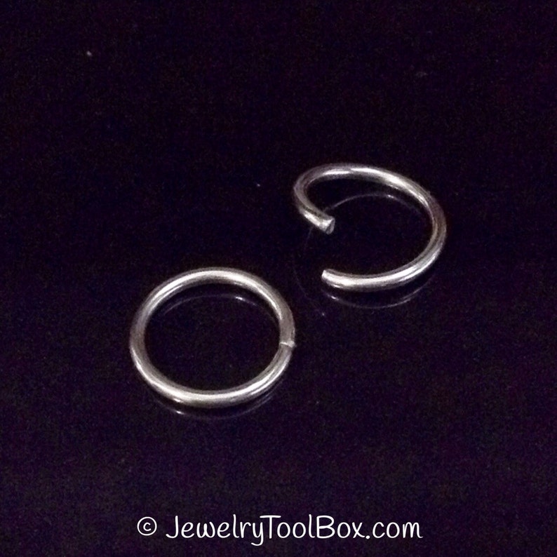 13mm Jump Rings Stainless Steel Jump Rings 1.4mm Thick 15 Etsy