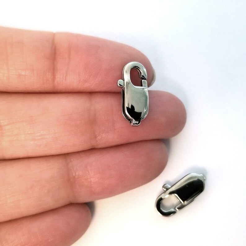 16mm Stainless Steel Lobster Clasp 16x10.5x4.7mm Etsy