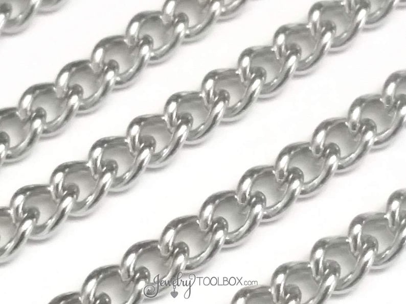 Stainless Steel Jewelry Chain Twist Chain Bulk Supplies Etsy