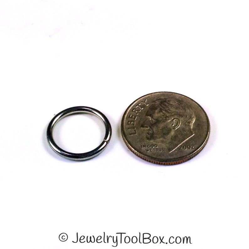 13mm Jump Rings Stainless Steel Jump Rings 1.4mm Thick 15 Etsy