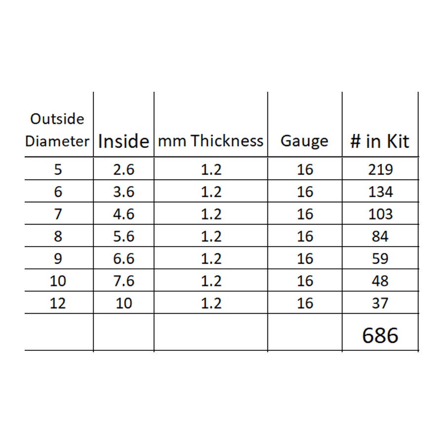Heavy Duty Jump Ring Kit Assorted Sizes Stainless Steel 16 Etsy