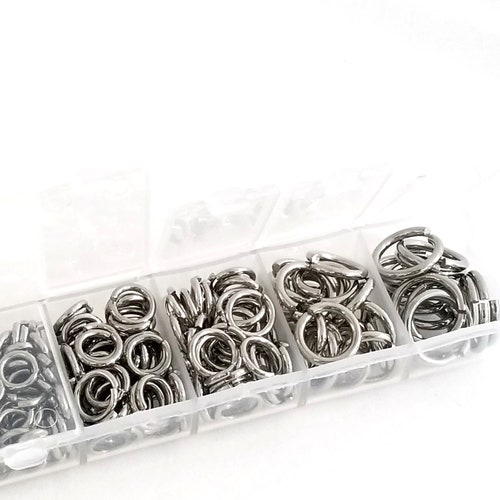 Extra Heavy Duty Jump Ring Kit Stainless Steel Assorted Etsy