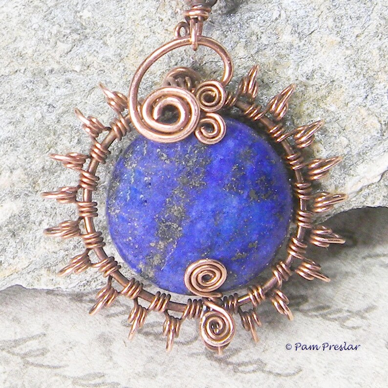 PDF file only Wire Jewelry Pendant eBook Instructions Sunburst Pendant 1 TUTORIAL
