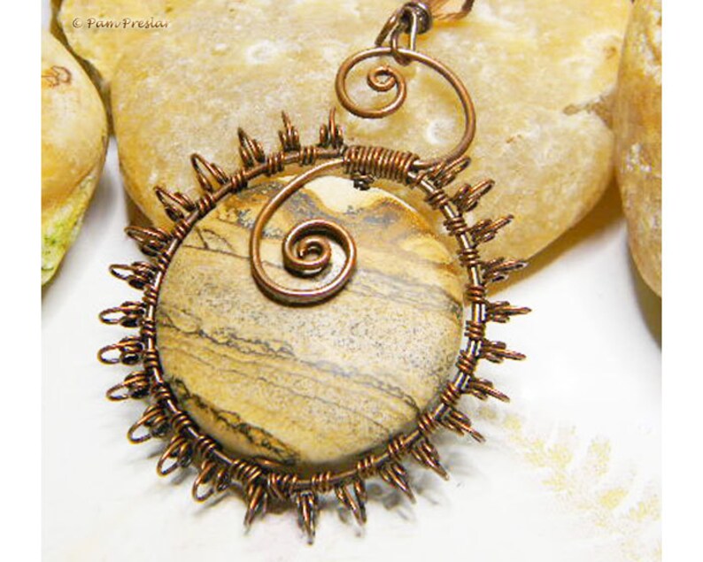 PDF file only Wire Jewelry Pendant eBook Instructions Sunburst Pendant 1 TUTORIAL