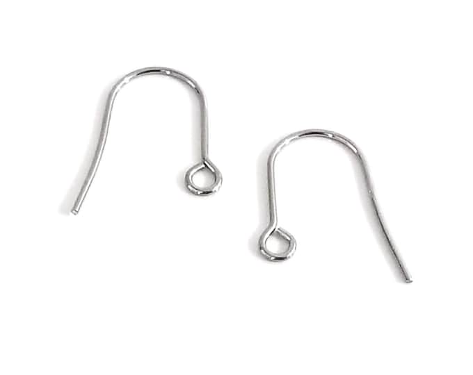Minimalist Ear Wire Stainless Steel Earrings Hooks Lot Size Etsy