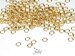 Gold Jump Rings, Stainless Steel, Lot Size 100, Non Tarnish Jewelry Making Supplies, Gold Findings Components, Choose Your Size 