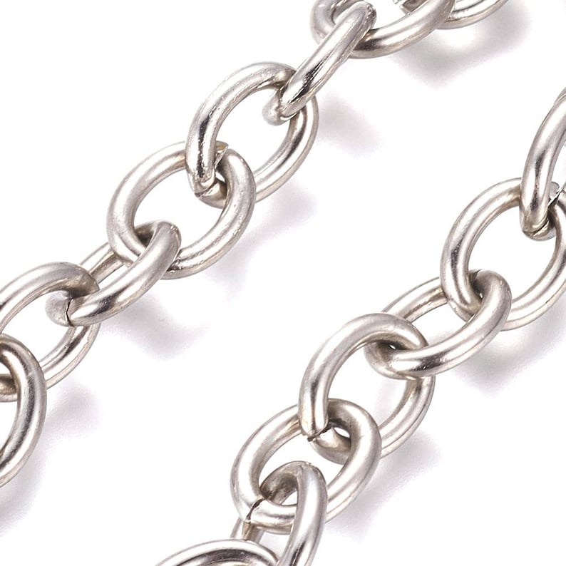 Extra Thick Stainless Steel Jewelry Chain Open Links Etsy