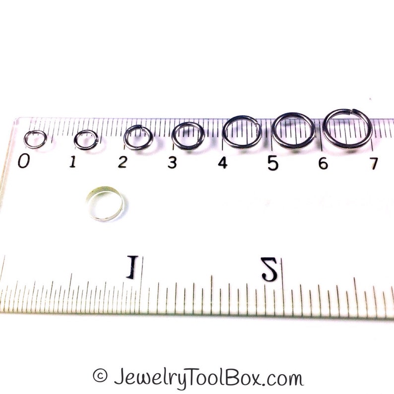 Stainless Steel Jump Rings, 300 Pieces, Open or Closed unsoldered, Choose Ring Size, 4mm, 5mm, 6mm, 7mm, 8mm, Hypoallergenic, 300 PIECES image 5